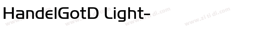 HandelGotD Light字体转换 HandelGotD Light字体转换